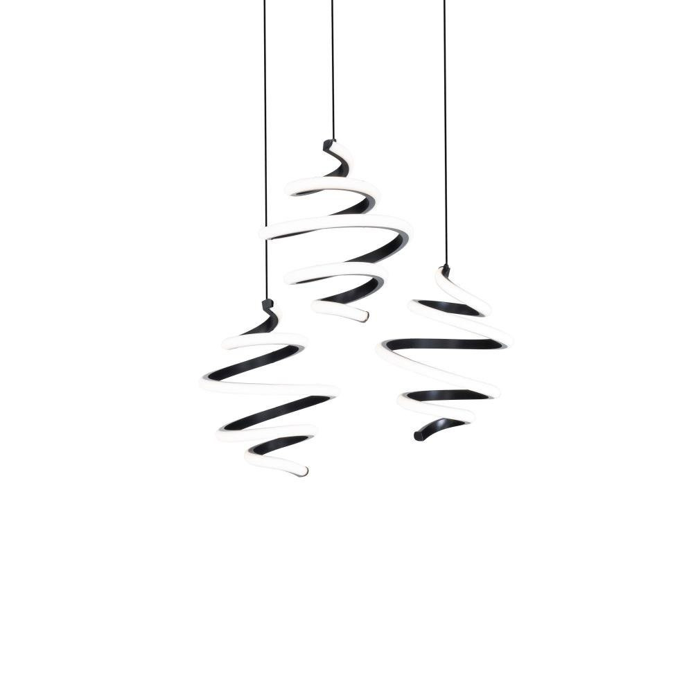 Whirl 63W 3 LED Medium Pendant by Dweled - PD-19403R