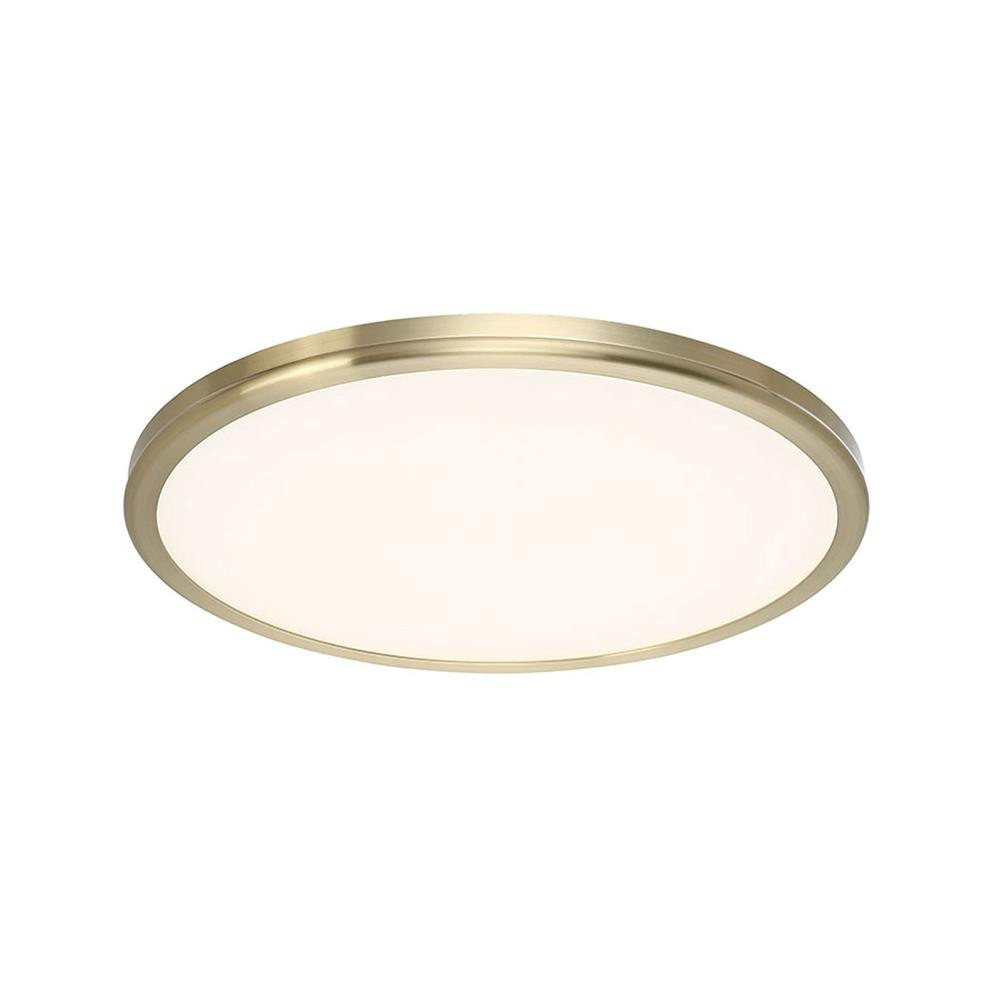 Geos 29.5W 1 LED 15 Inch Wide Flush Mount by dweLED - FM-4615