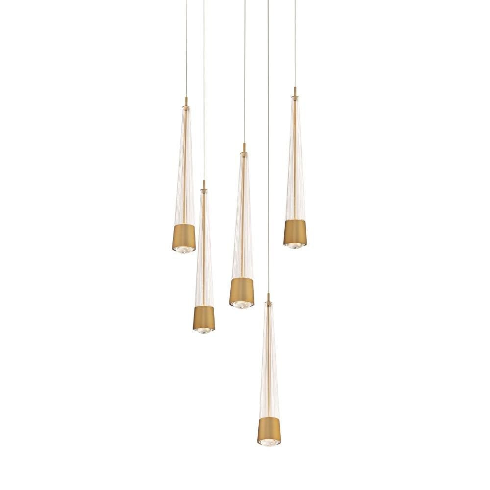 Quill 40W 5 LED Light Large Pendant by Dweled - PD-59405R