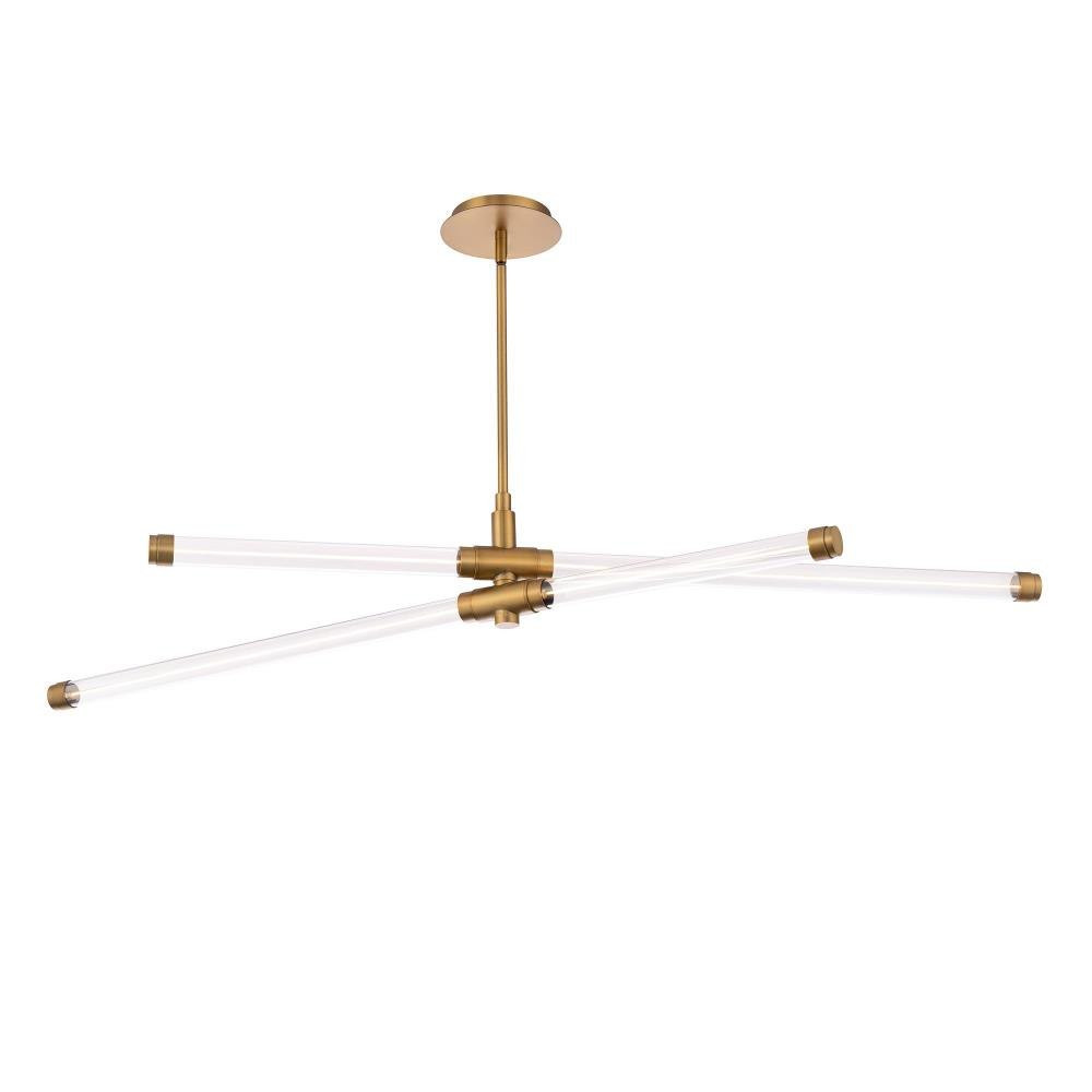 Jedi 27.7W 44 LED Linear Chandelier 6.63 Inch X 43.75 Inch Wide by dweLED - PD-51344