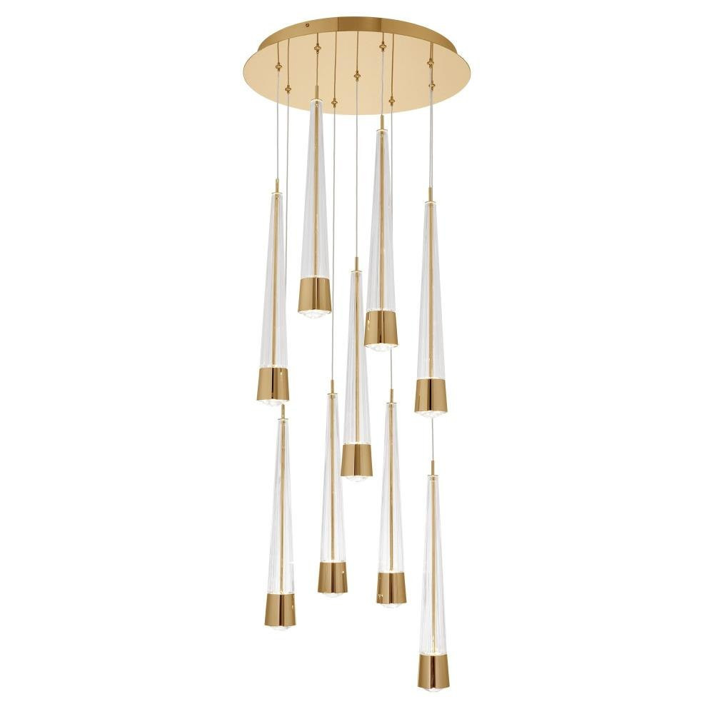 Quill 72W 9 LED Light Large Pendant by Dweled - PD-59409R