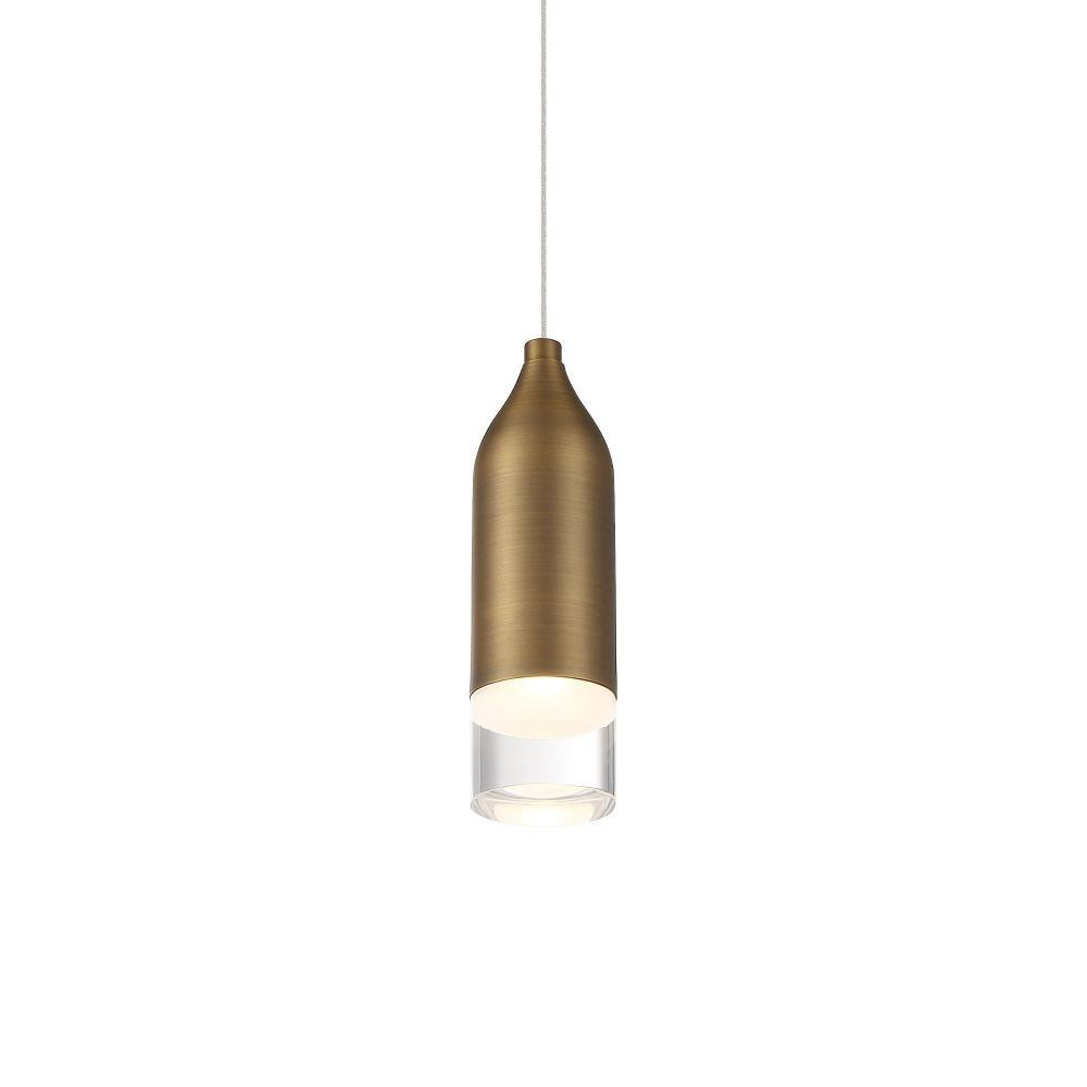 Action 7.2W 1 LED Light Mini Pendant with T24 Complaint by Dweled - PD-76908-T24