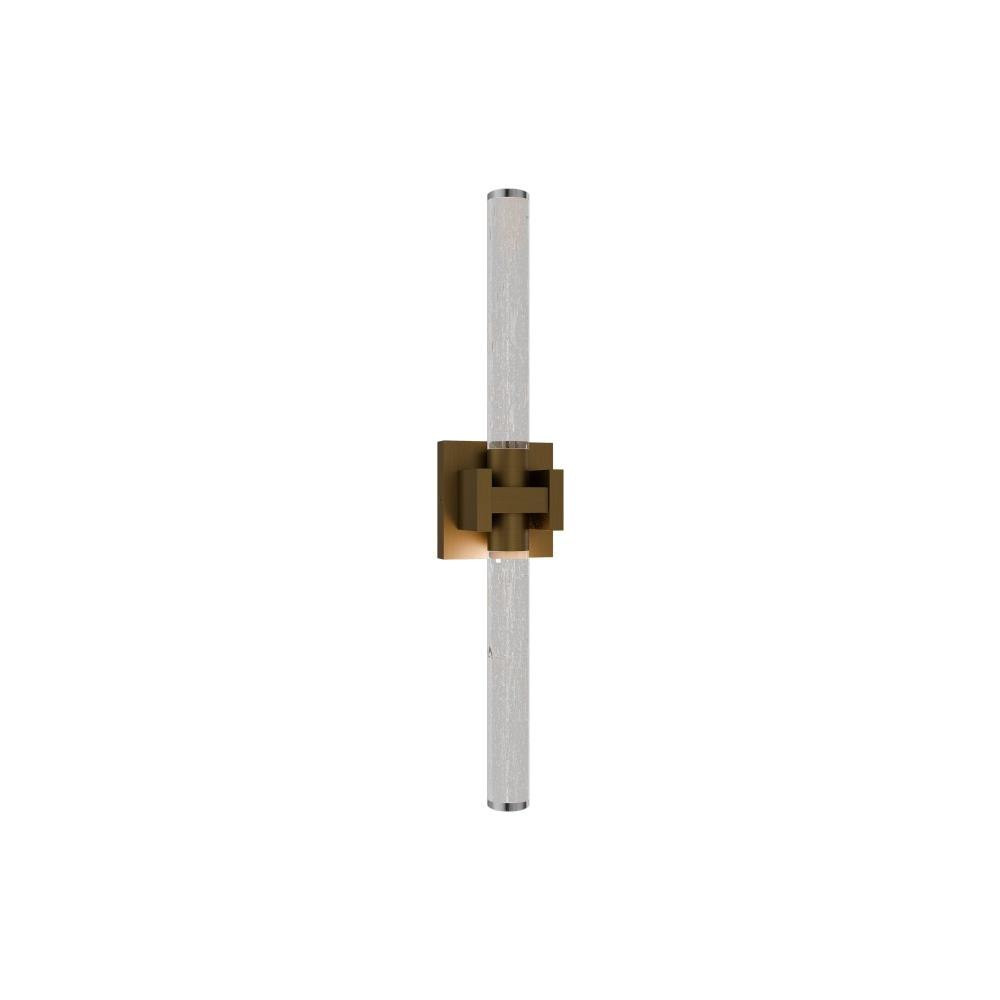 Ripple 15W 1 4CCT LED Bath Vanity 4.75 Inch Tall X 3.25 Inch Wide by dweLED - WS-85524
