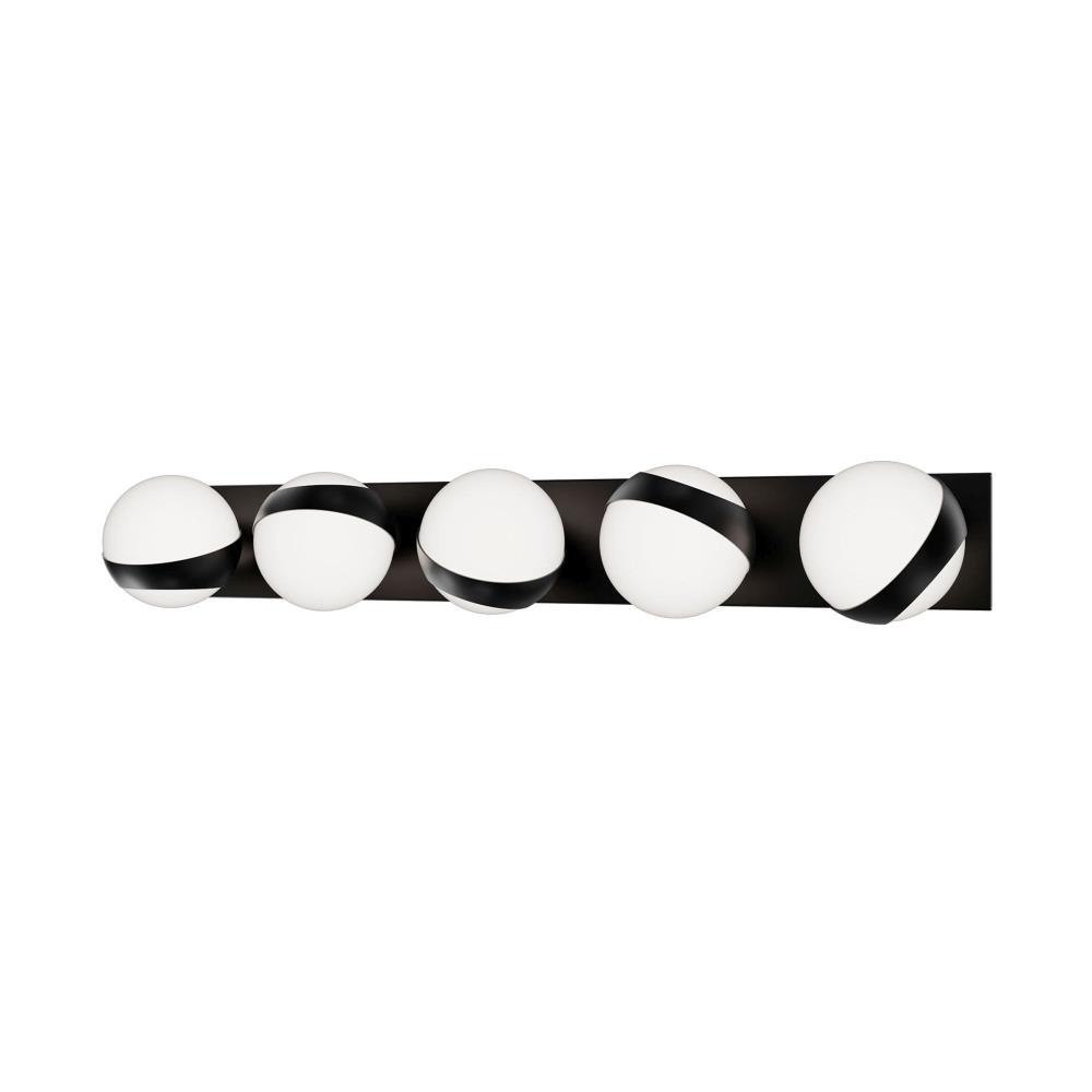 Tripoli 22W 5 4CCT LED Bath Vanity 4.5 Inch Tall and 7 Inch Wide by dweLED - WS-87533