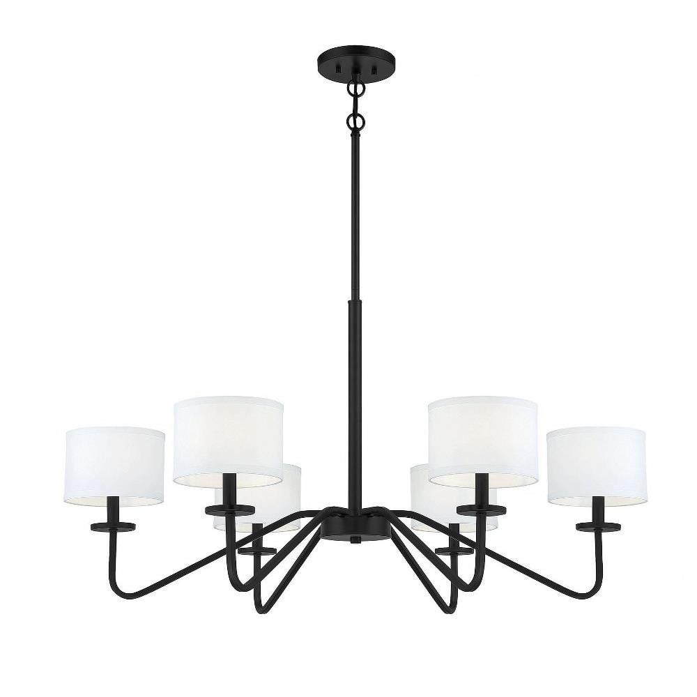 6 Light Oversized Chandelier by Meridian M10092