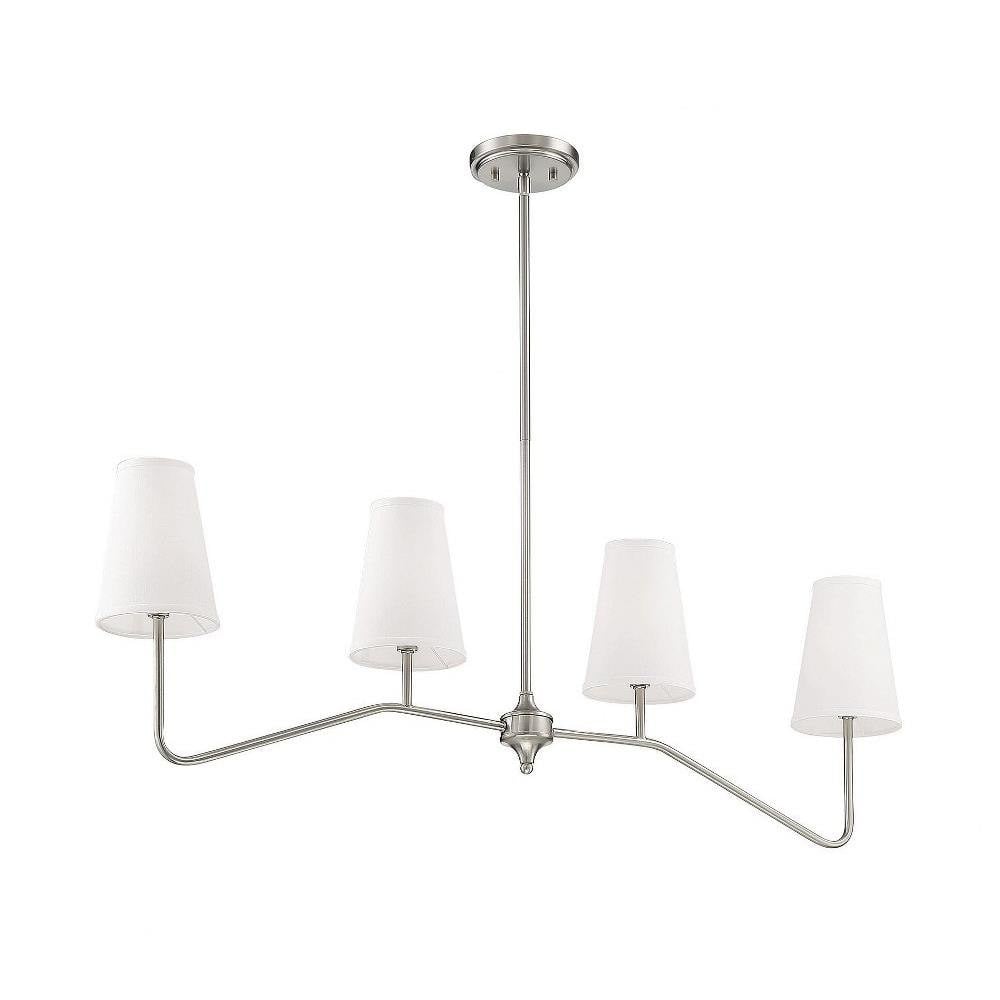 4  Up Light Linear Chandelier by Meridian - M10078