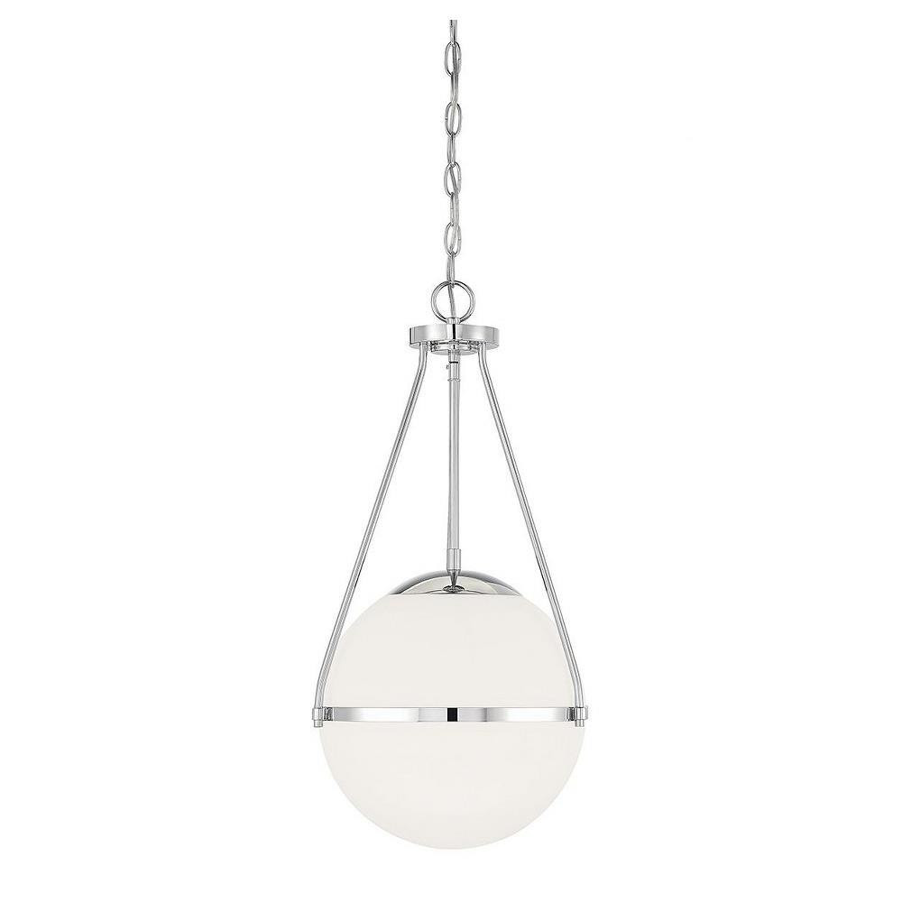 1 Light Medium Pendant 25.25 Inch Tall by Meridian - M7025