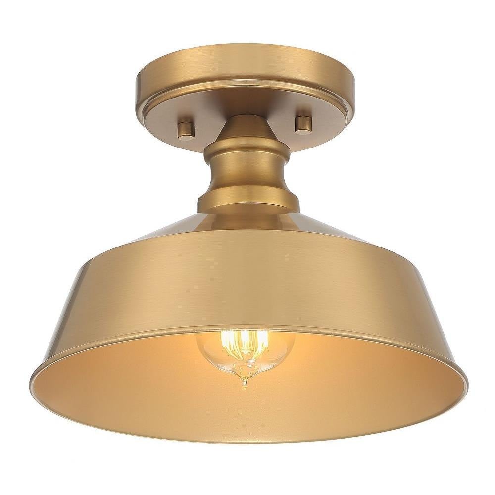 1 Light 10 Inch Wide Vintage Semi Flush Mount by Meridian - M60068