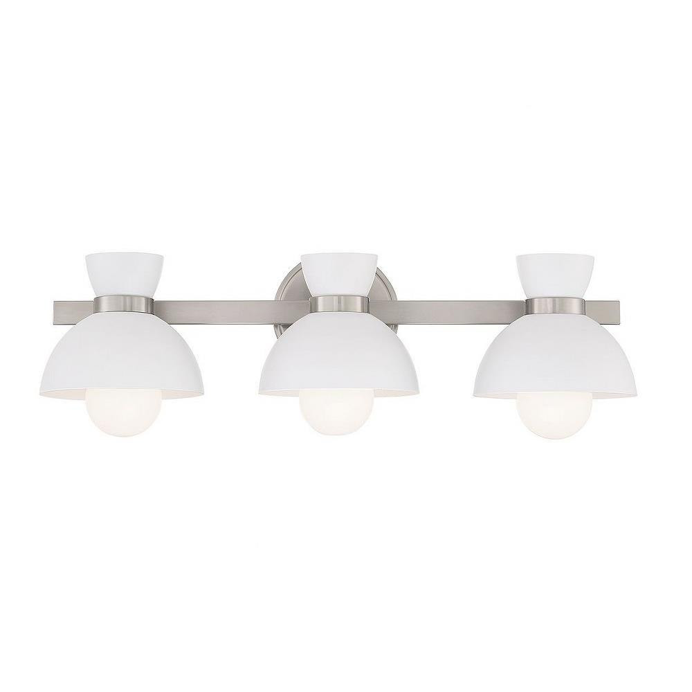 3 Light Vanity Light 24.5 Inch Wide by Meridian - M80075
