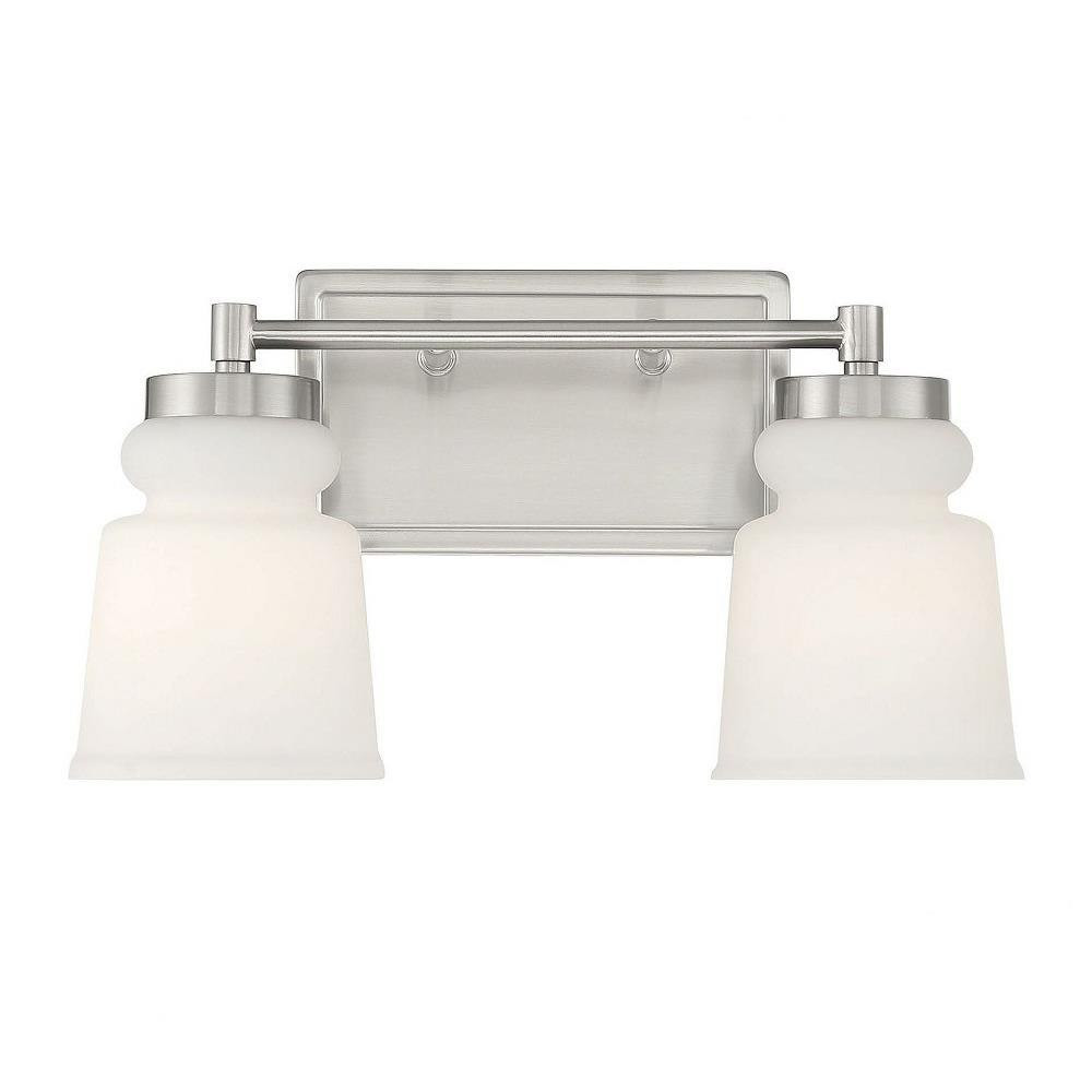 2 Light Vanity Light 14.5 Inch Wide by Meridian - M80057
