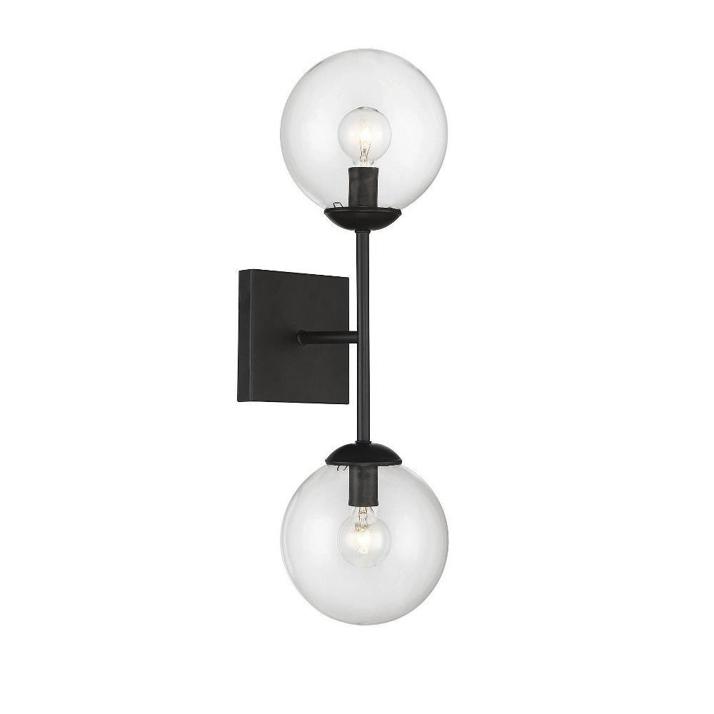 2 Light Wall Sconce 20 Inch Tall by Meridian - M90001