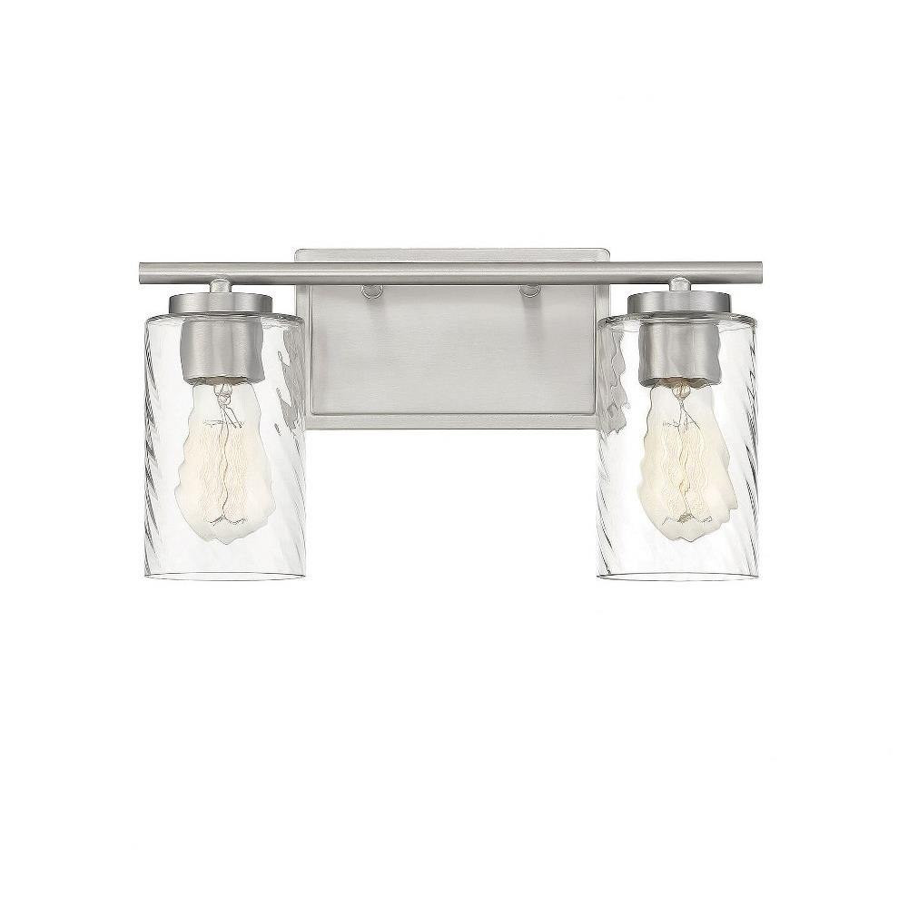 2 Light Vanity Light 15 Inch Wide by Meridian - M80037
