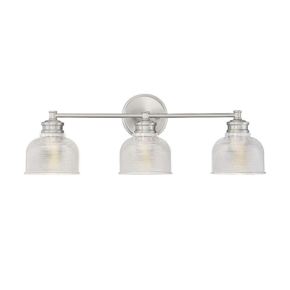 3 Light Mid Century Modern Vanity Light 24.5 Inch Wide by Meridian - M80035
