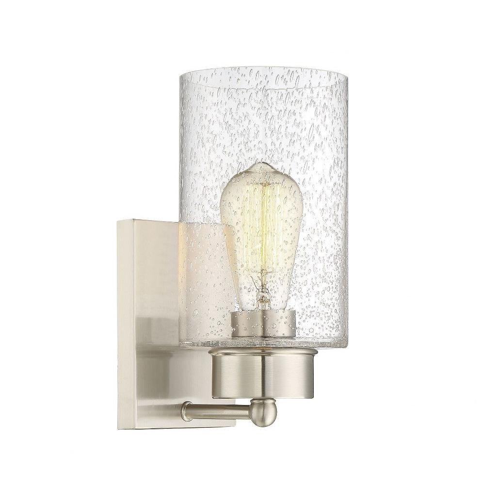 1 Light Wall Sconce 10.5 Inch Tall by Meridian - M90013
