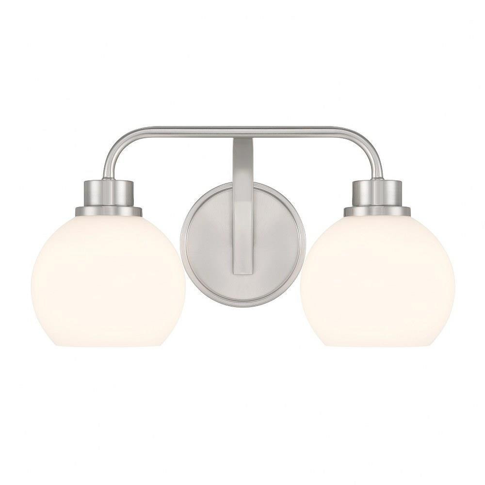 2 Light Vanity Light 8.25 Inch Tall by Meridian - M80080