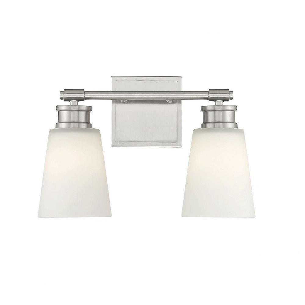 2 Light Vanity Light 14 Inch Wide by Meridian - M80054
