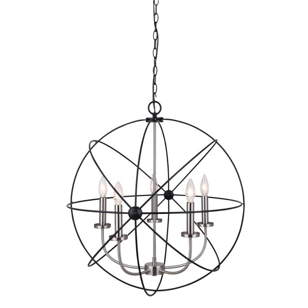Sumerside 5 Light Medium Chandelier by Canarm ICH282B05CH25
