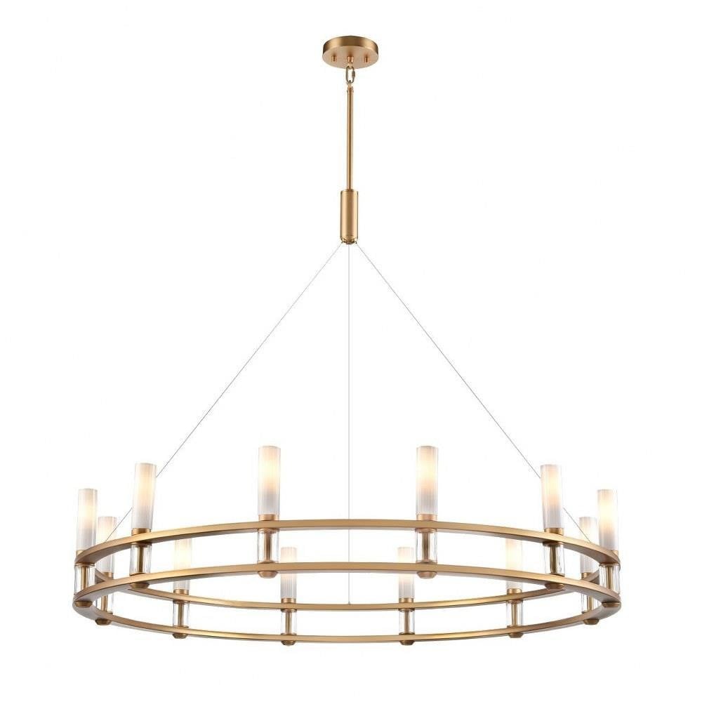 Cardinal 12 Light Chandelier 8.75 Inch Tall and 42 Inch Wide by DVI - DVP37829
