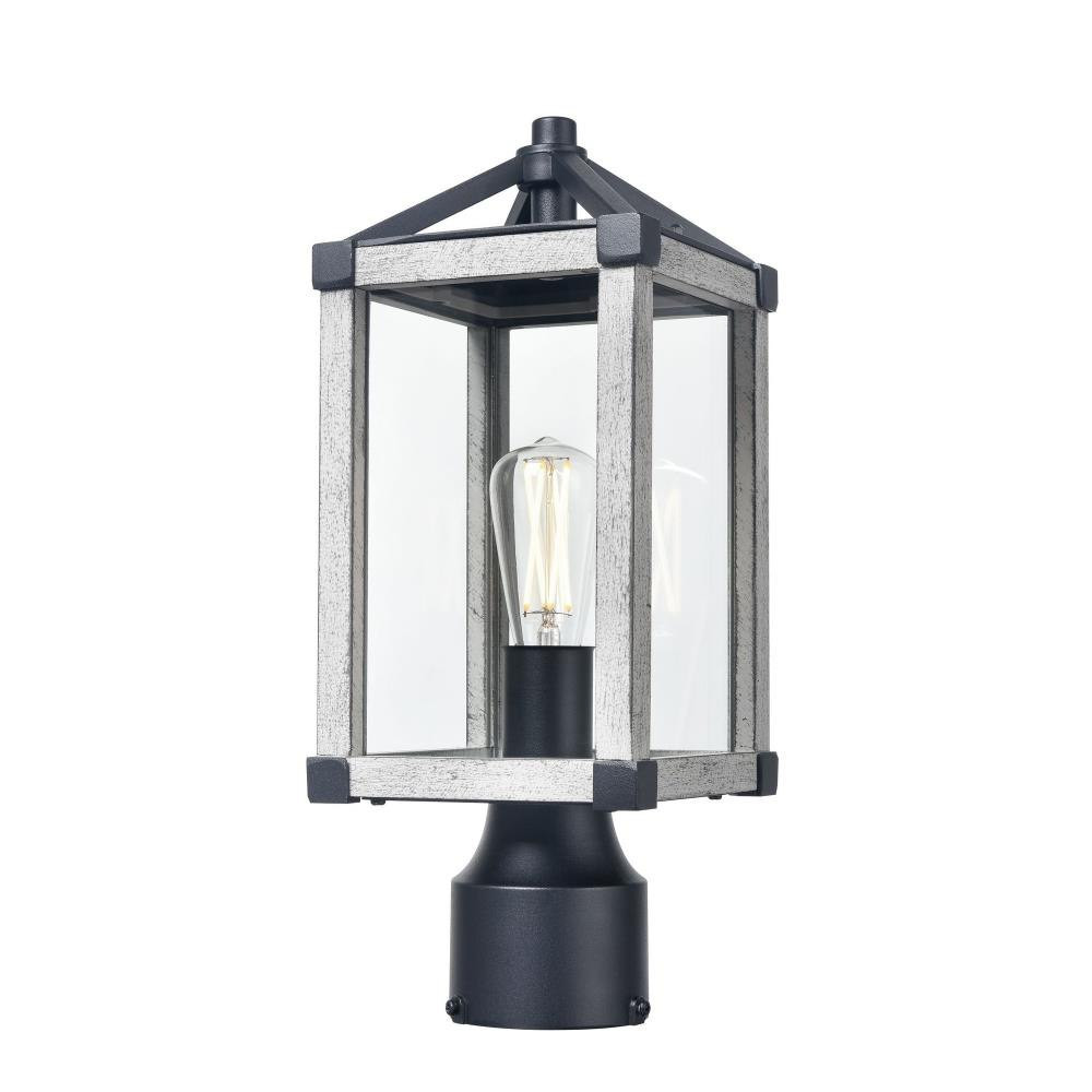 Nipigon 1 Light Outdoor Post Mount 15.25 Inch Tall X 5.75 Inch Wide by DVI - DVP41277