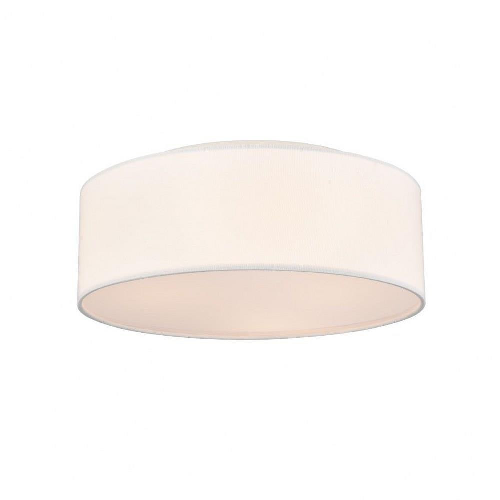 Milan 2 Light Flush Mount 4.75 Inch Tall and 12.25 Inch Wide by DVI - DVP5328