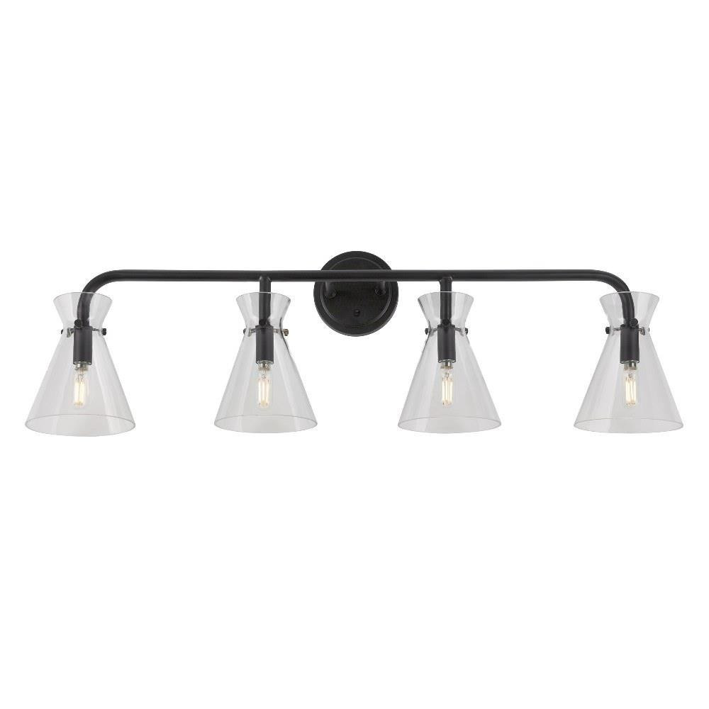 Beaker 4 Light Vanity Light by Forte - 5733-04