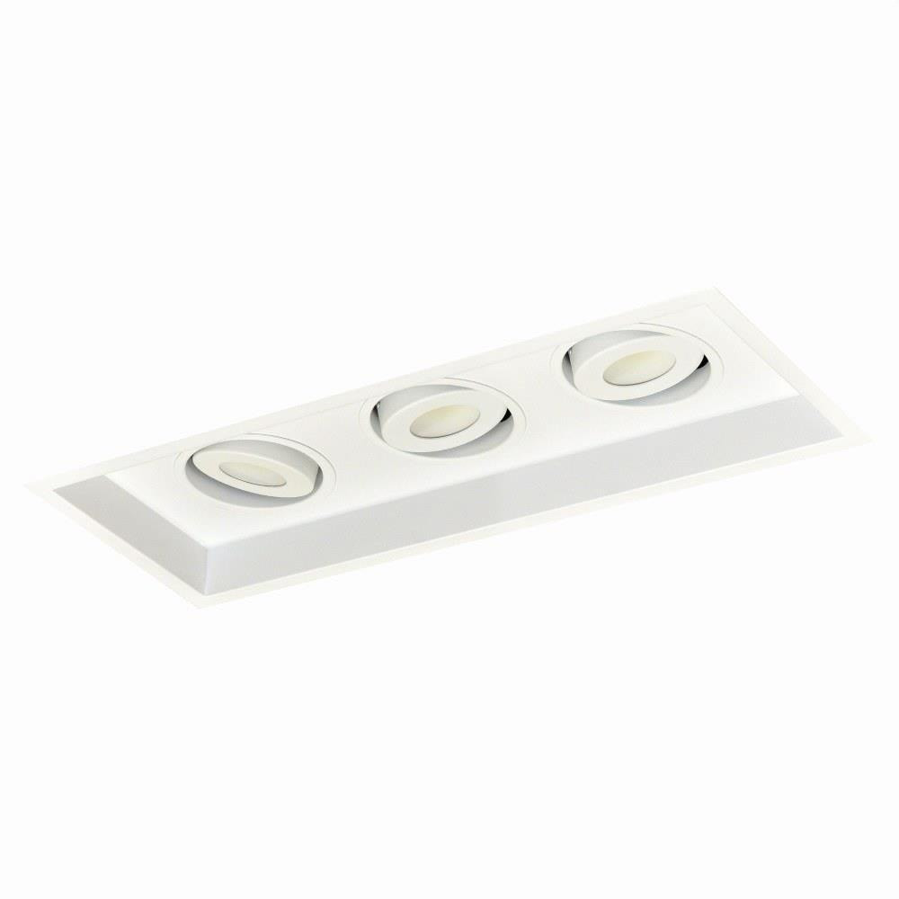 NMRT2 Series 81W 3 LED Narrow Flood High Lumen Gimbal Trim by Nora - NMRT2-13L09M