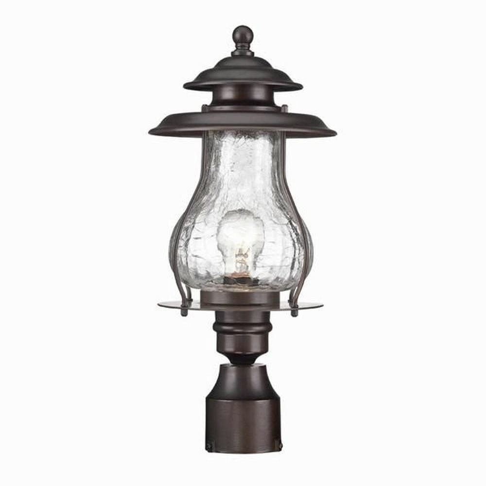 Blue Ridge One Light Post Lantern 8 Inches by 18 Inches High by Acclaim  - 8207