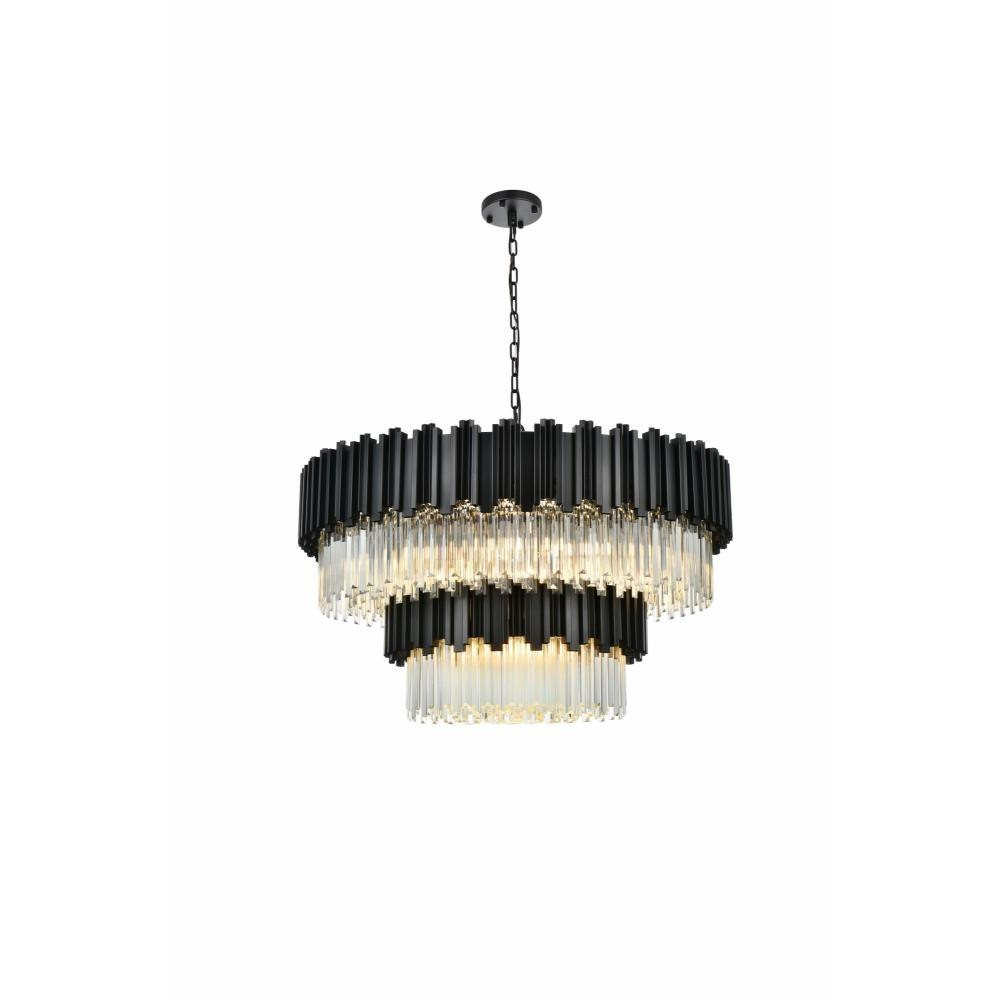 Willow 16 Light Chandelier 23 Inch Tall and 40 Inch Wide by Elegant - 3400G40