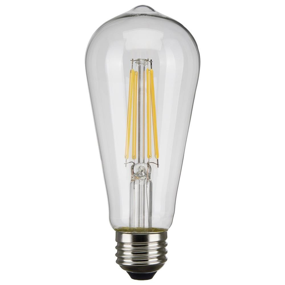 7W ST19 Medim Base LED Replacement Lamp (Pack of 6) by Satco - S958-433236