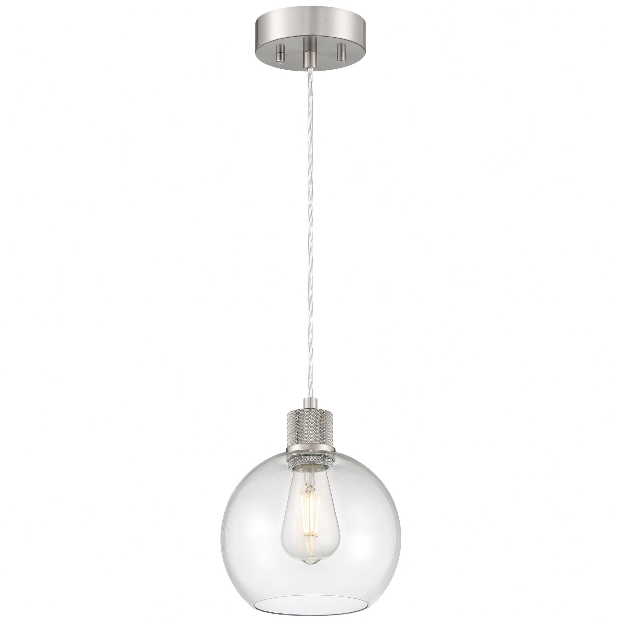 Port Nine 9W 1 LED Pendant 9.5 x 7.5 Inches by Access 63142LEDDLP-BS - 63142LEDDLP-BS