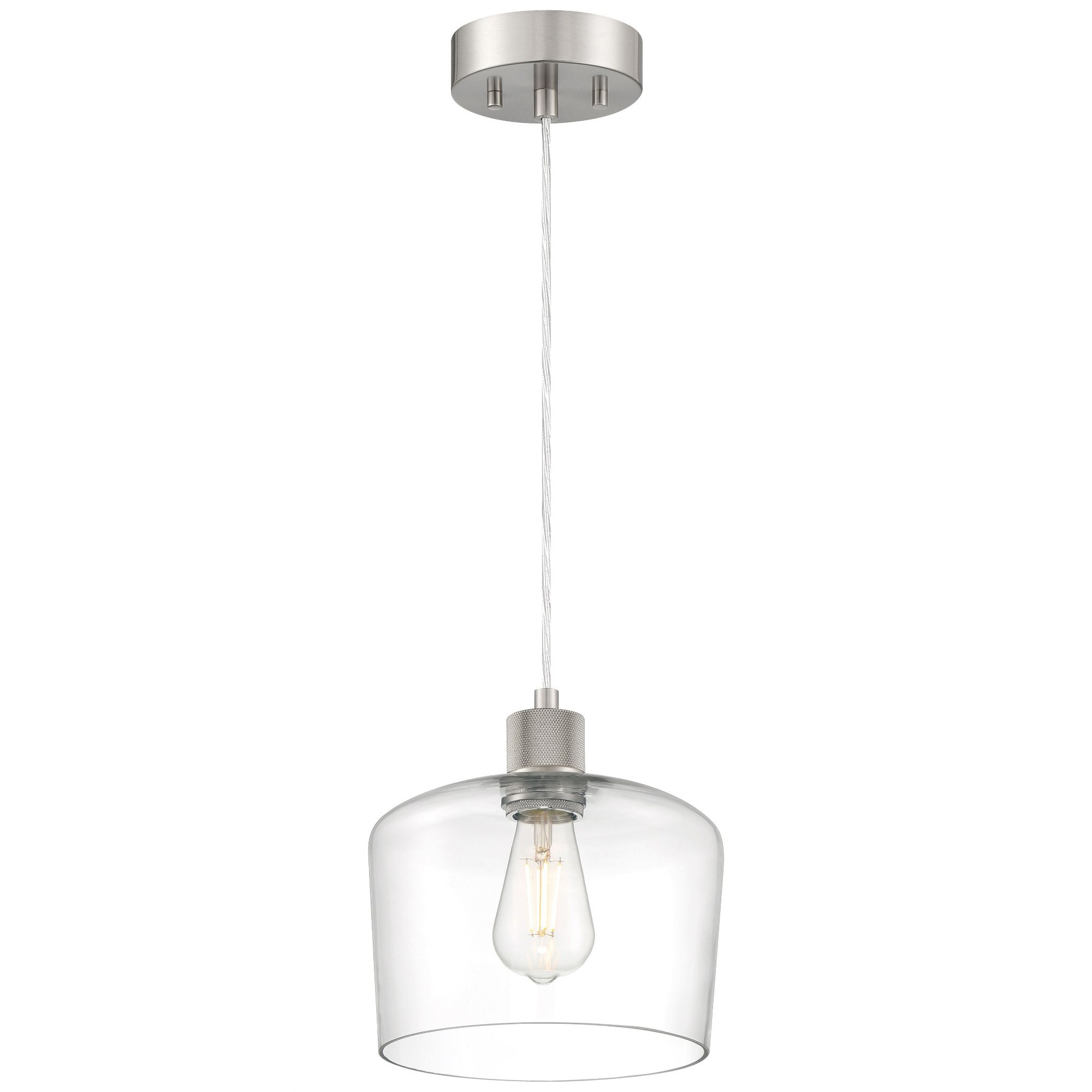 Port Nine 9W 1 LED Pendant 9.25 x 9 Inches by Access 63141LEDDLP-BS - 63141LEDDLP-BS