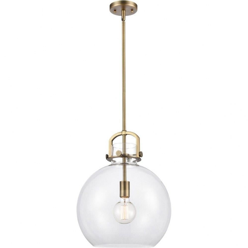 Newton 1 Light Dome Glass Medium Pendant by Innovations - 410-1s-14