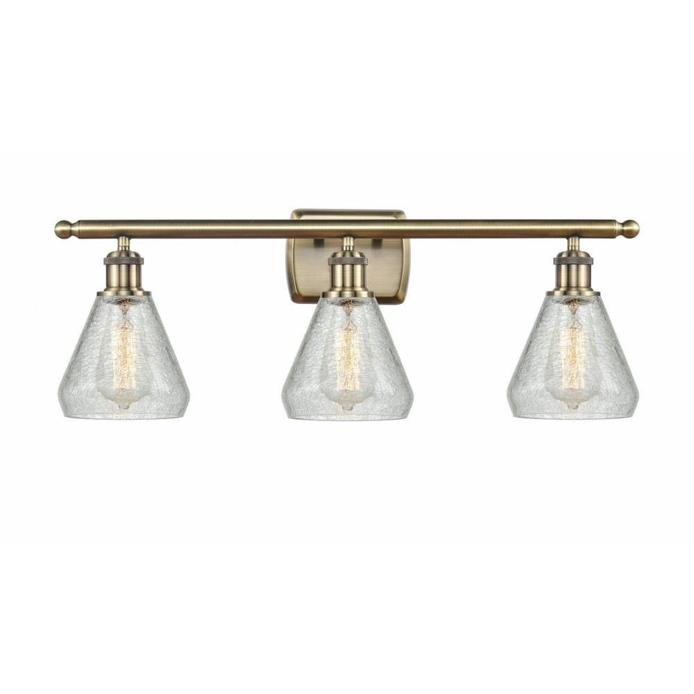 Conesus 3 Light Vanity Light 26 Inch Wide by Innovations - 516-3W-G27
