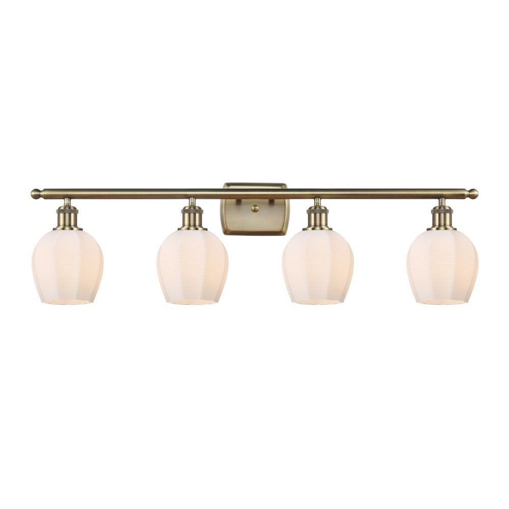 Norfolk 4 Light Vanity Light 36 Inch Wide by Innovations - 516-4W-G46-6