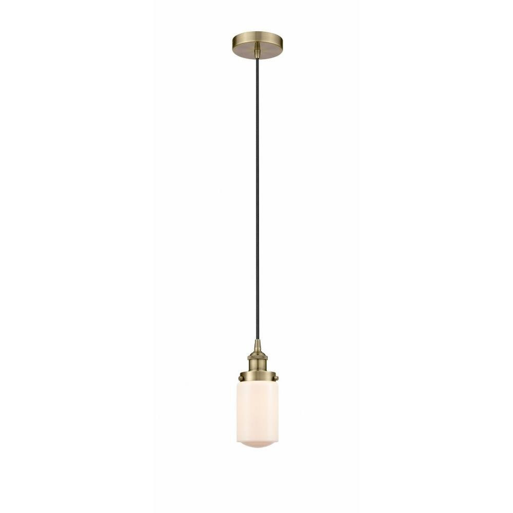 Dover 1 Light Traditional Mini Pendant 10.25 Inch Tall by Innovations - 616-1PH-G31