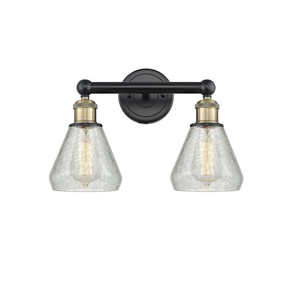 Conesus 2 Light Vanity Light 15 Inch Wide by Innovations - 616-2W-CNS