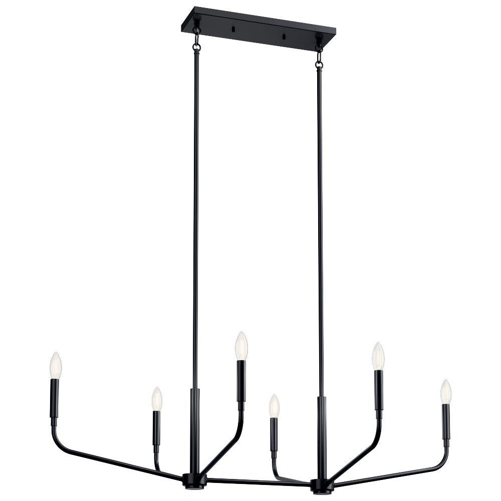 Madden 6 Light Small Linear Chandelier by Kichler - 52721