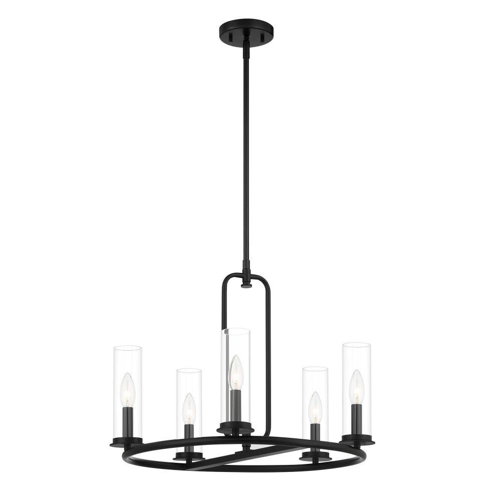 Hudson Heights 5 Light Medium Chandelier by Designers Fountain - D268C-5CH-MB