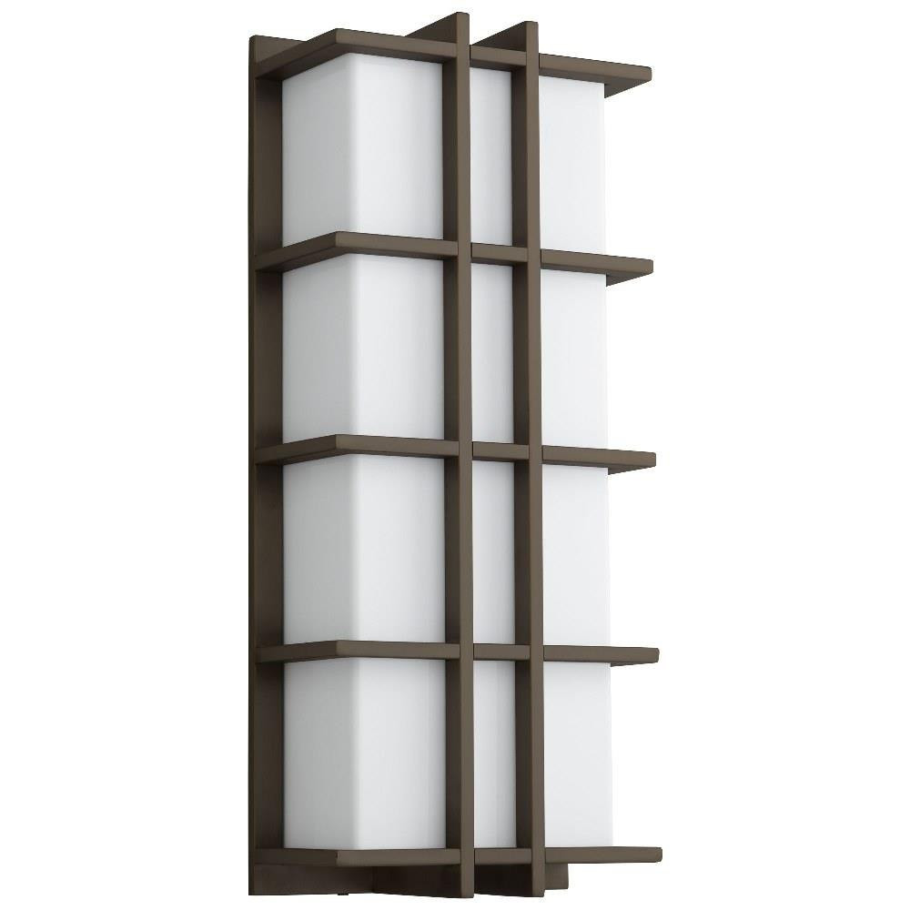Telshor 10.1W 2 LED Light Outdoor Wall Lantern by Oxygen - 3-711-EM