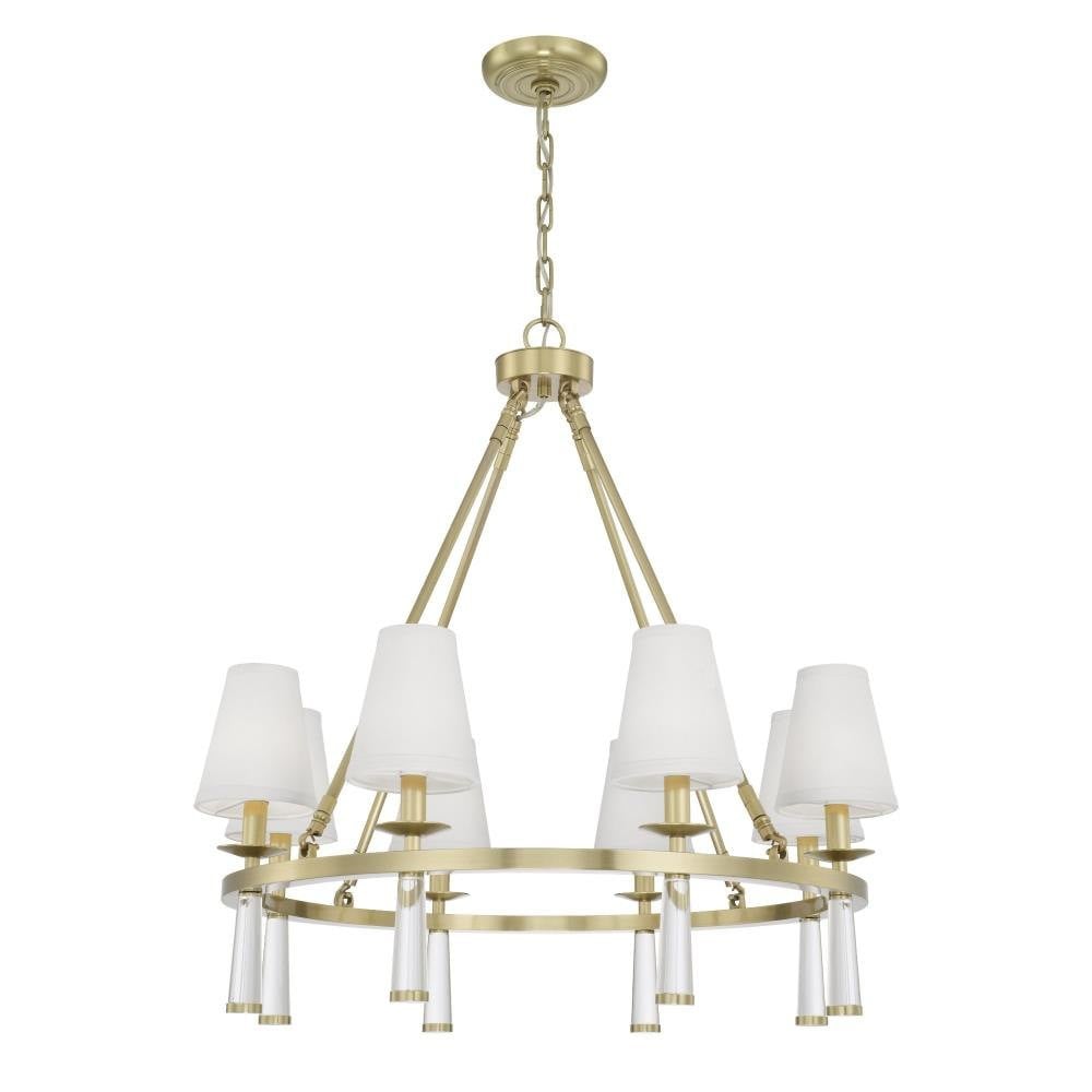 Baxter 8 Light Large Chandelier by Crystorama - 8867