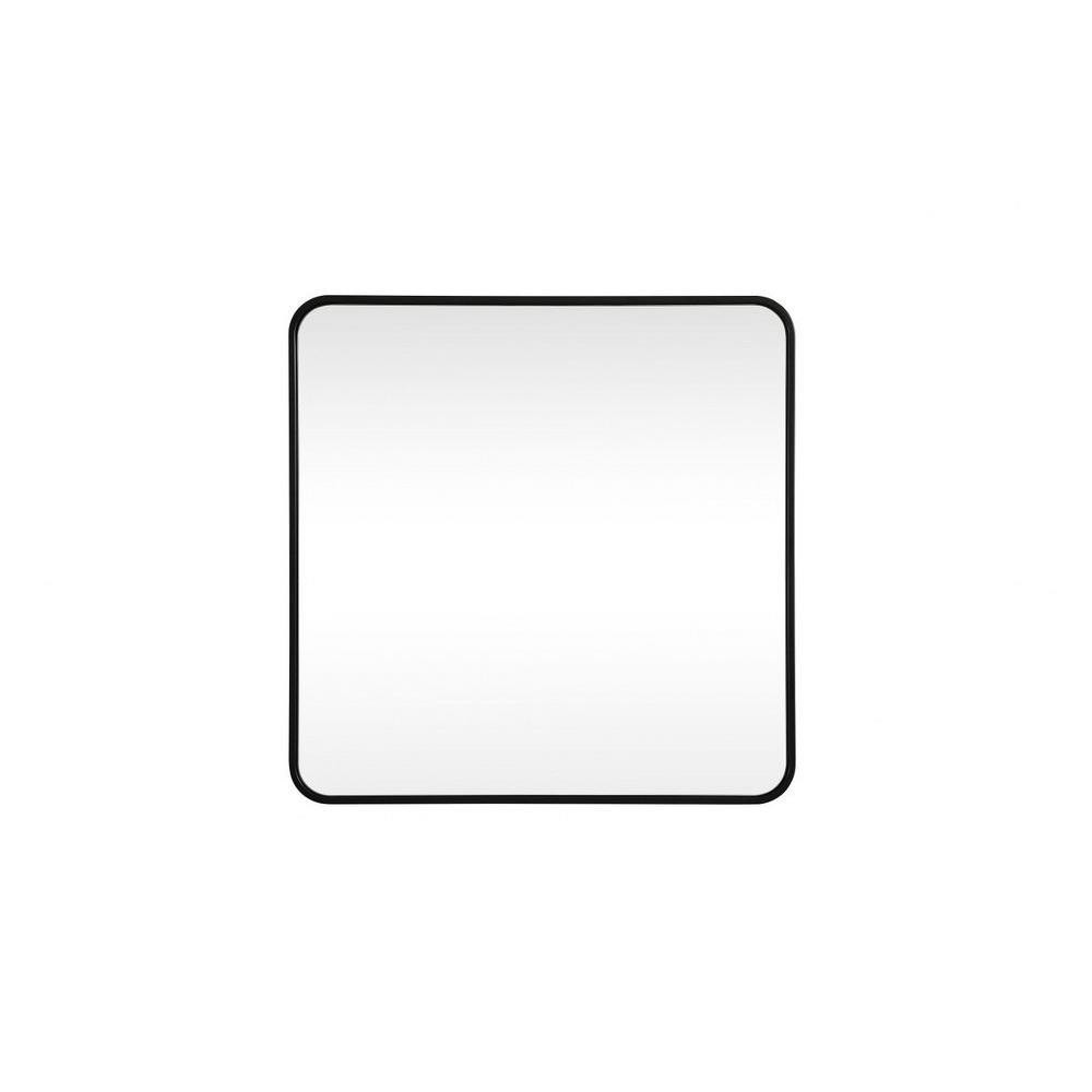 Evermore Soft Corner Square Vanity Mirror 30X30 Inch Wide by Elegant Decor - MR803030
