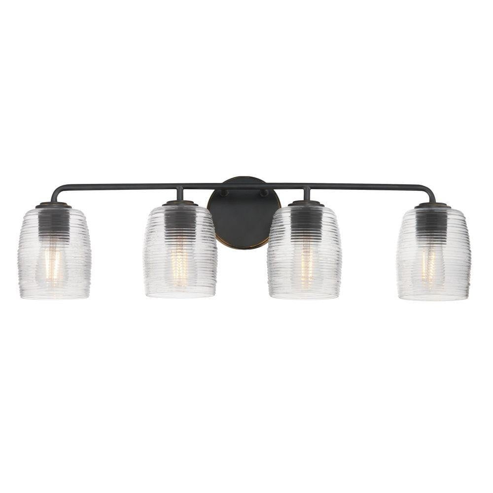 Honey 4 Light Bath Vanity 8.25 Inch Tall and 30.5 Inch Wide by Maxim - 21414