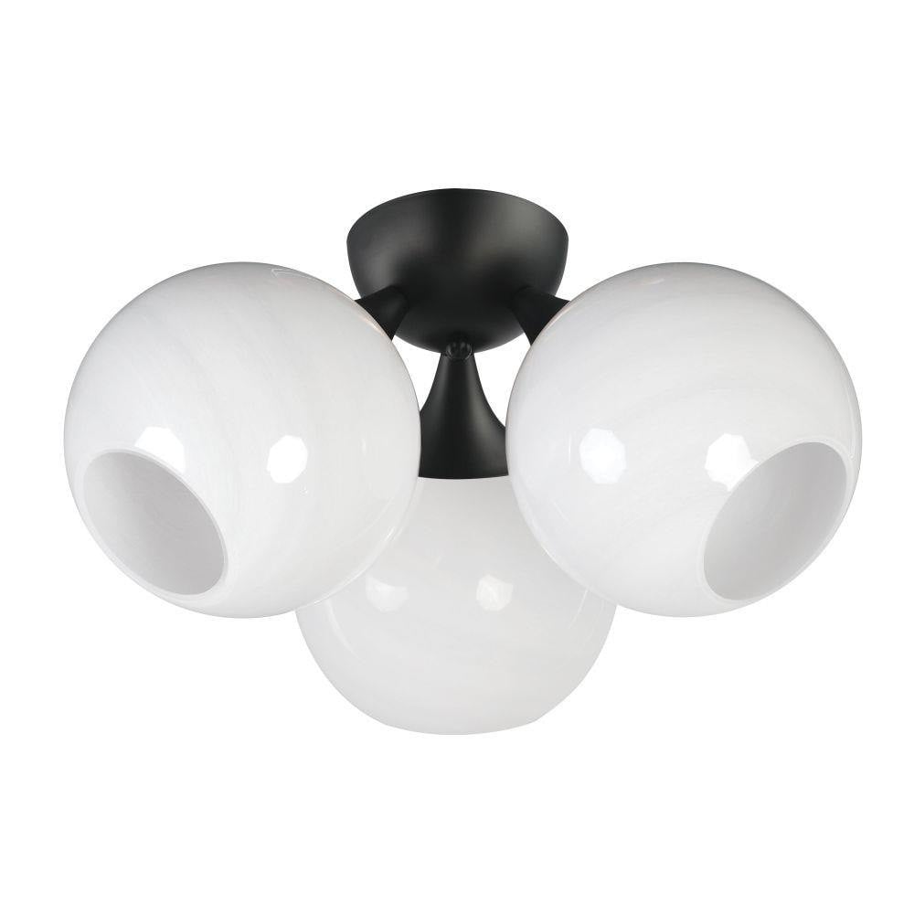 Neve 3 Light Semi Flush Mount 10.5 Inch Tall and 18.75 Inch Wide by Maxim - 21225