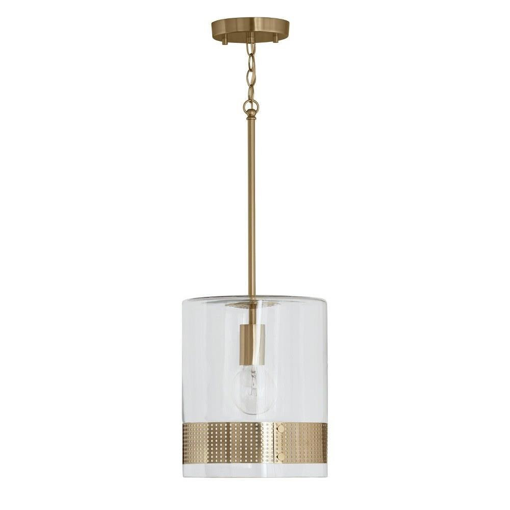 1 Light Industrial Small Pendant 12 Inch Tall by Bailey Street Home - 309-BEL-3823384