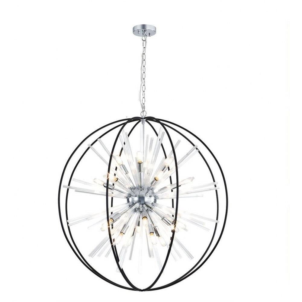 Stellar 22 Light Orb Chandelier 83.5 Inch Tall and 35 Inch Wide by Brio - SO1022