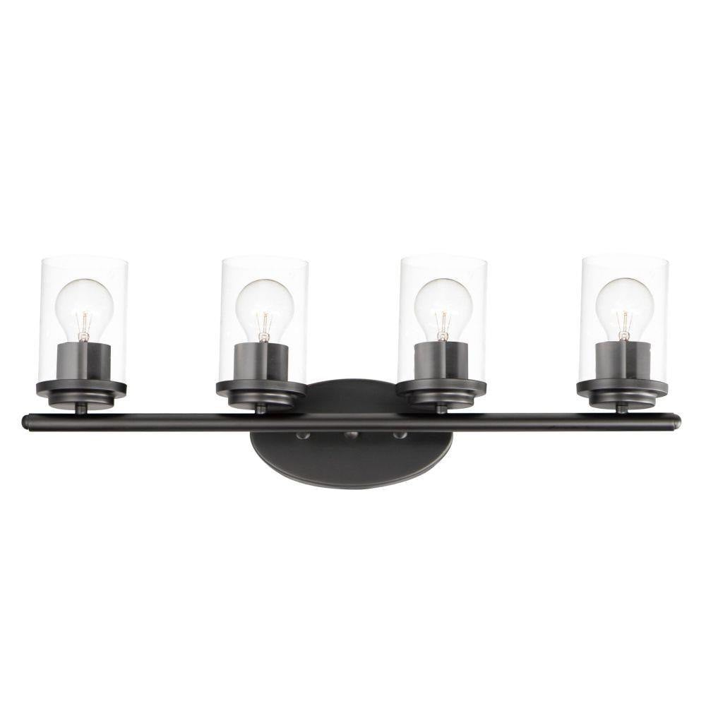 Corona 4 Light Frosted Glass Vanity Light by Maxim - 10214