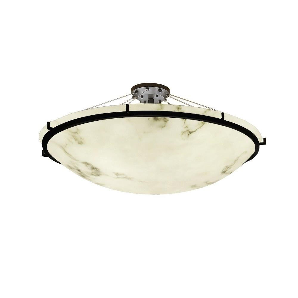 Lumenaria Ring 8 Light 51 Inch Wide Semi Flush Mount by Justice Design - FAL-9687-35