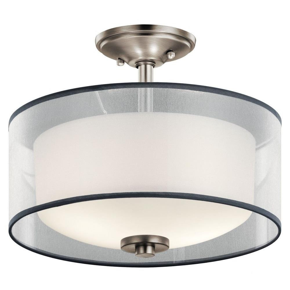 Tallie 2 Light 13.5 Inch Wide Semi Flush Mount by Kichler - 43154