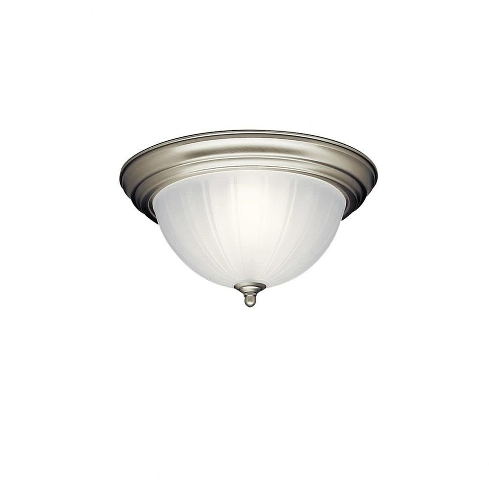 2 Light 13.25 Inch Wide Utilitarian Flush Mount by Kichler - 8654