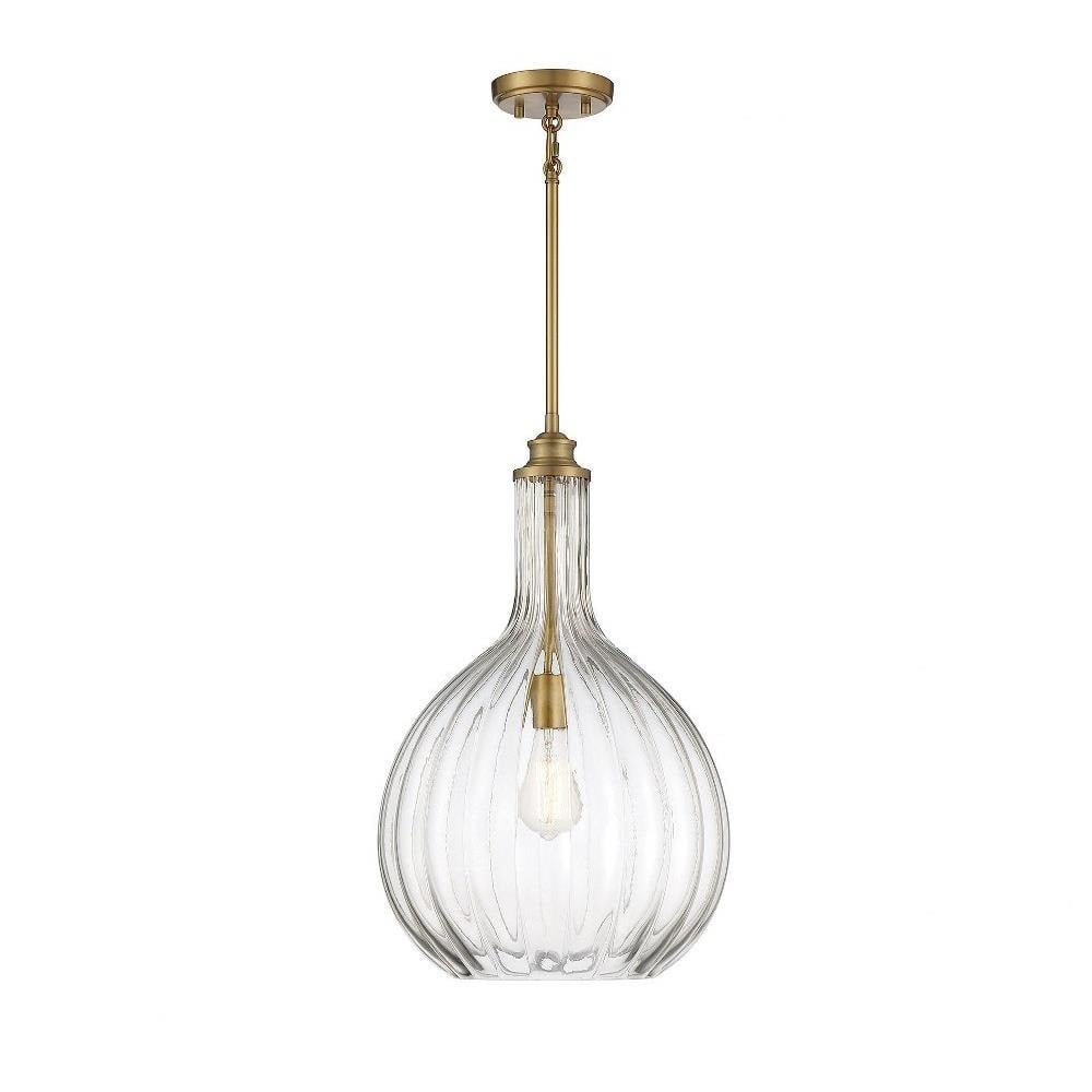 Brandon 1 Light Medium Pendant by Savoy House - 7-2255-1